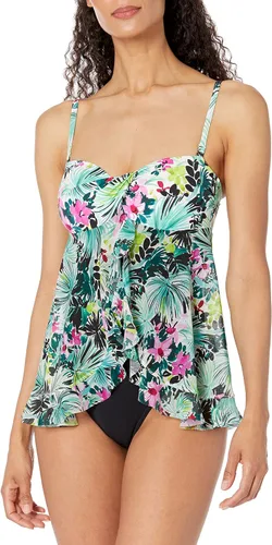 Vista 5 de Profile by Gottex Bañador Bandeau Flyaway Standard Beautiful Day Flyaway para mujer