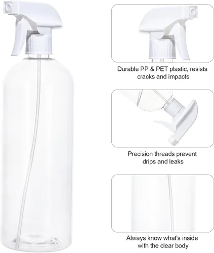 Vista 4 de driew Plant Mister - Botella rociadora de agua para plantas, botella de nebulización de agua, soluciones de limpieza, jardinería, interior, exterior