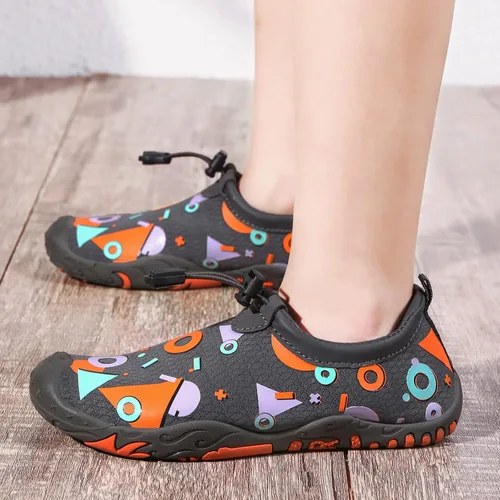 Vista 5 de Zapatos acuáticos para niños y niñas, tenis de verano para deportes al aire libre, ligeros, de secado rápido, calcetines acuáticos para atletismo