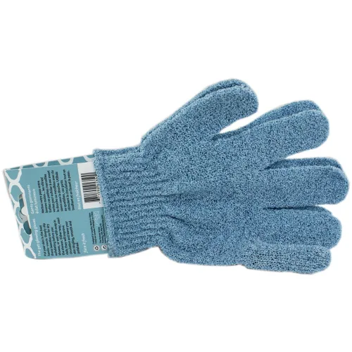 Vista 3 de Guantes exfoliantes Urban Spa para la ducha, baño, exfoliante y limpiador