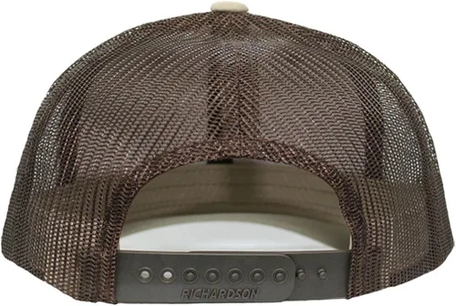 Vista 2 de Wildlife Buffalo bordado diseño Richardson estructurado frontal malla trasera tapa caquicafé
