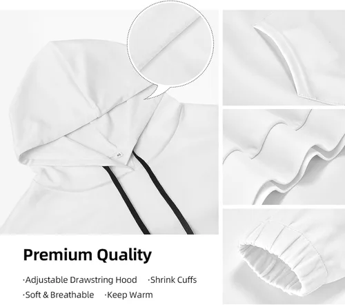 Vista 4 de Jrkernbo Sudadera unisex con estampado 3D de anime, sudadera con capucha y bolsillos para niños y niñas