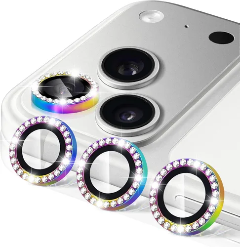 Vista 82 de Compatible con iPhone 13 Pro para iPhone 13 Pro Max, protector de lente de cámara antiarañazos, vidrio templado 9H, protector de cámara de metal a