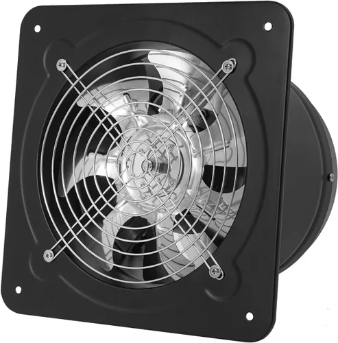 Vista 9 de DNYSYSJ Ventilador industrial de 12 pulgadas, 125 W, 1559 CFM, alto flujo de aire, bajo ruido, 12 pulgadas, extractor de ventilación, ventilador