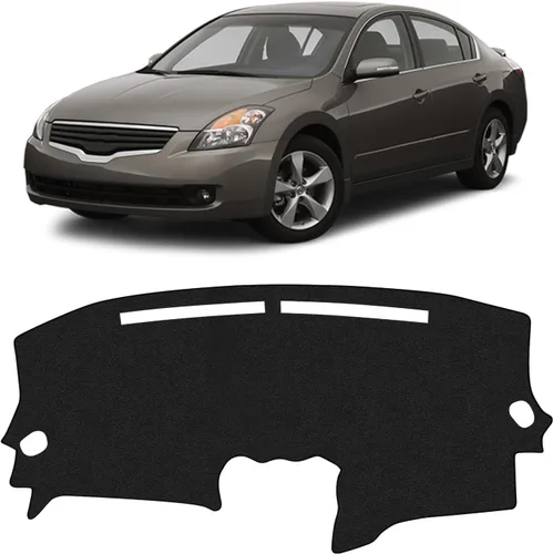Vista 56 de KUST Funda negra para salpicadero compatible con Tesla Modelo Y Modelo 3 2017-2023, accesorios para el modelo Y Modelo 3, tapete antideslizante