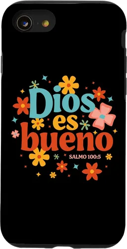 Vista 18 de Funda religiosa de la Biblia para iPhone 16 Dios Es Bueno Spanish Christian Jesus God