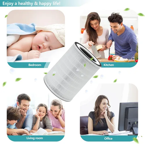 Vista 6 de Filtro HEPA KILO compatible con Afloia KILO, KILOPLUS, KILOPRO, MIRO, MIRO PRO purificador de aire y MORENTO MR-Kilo, purificador de aire Kalo