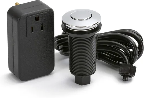 Vista 7 de Interruptor de aire y controlador de eliminación de basura con botón (negro)