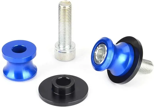 Vista 3 de Goldfire 2 piezas 10 mm M10 X1.25 Carretes de brazo oscilante CNC para motocicleta FZR 1000/600R/400 para Kawasaki Z750 /Z750S/ Z750R /ER-6F /ER-6N