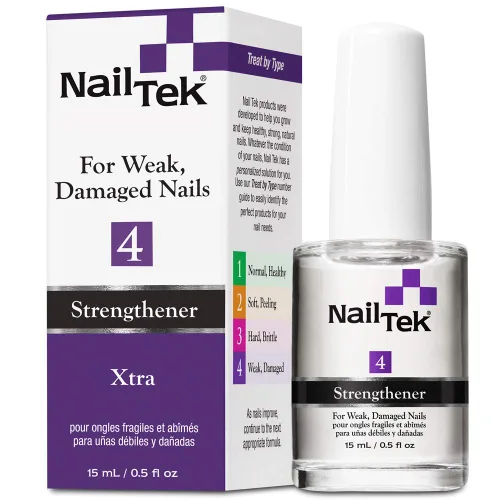 Vista 9 de Nail Tek Ridge Filler Formula 4 - Relleno transparente para uñas, capa base, esmalte fortalecedor de uñas para uñas débiles y dañadas, 0.5 onzas