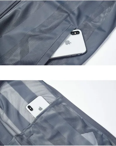 Vista 5 de Flygo Chaleco casual de verano para hombre, ligero, transpirable, malla transpirable y con cremallera