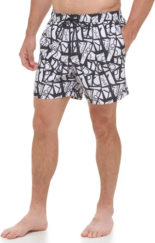 Vista 2 de Calvin Klein Traje de baño de secado rápido con protección UV estándar para hombre