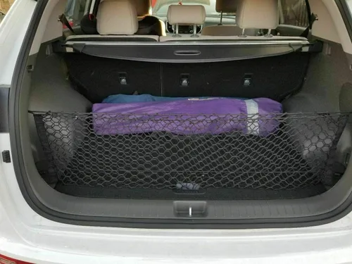 Vista 2 de Red de carga de maletero estilo sobre extensible para Toyota Chevy GMC Ford KIA
