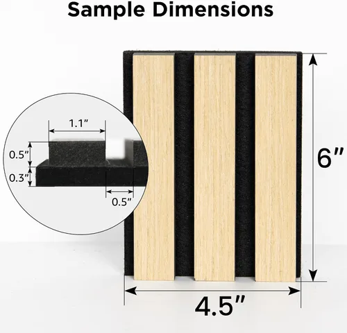 Vista 4 de SMARTSTANDARD Paneles acústicos de listones de madera, luz
