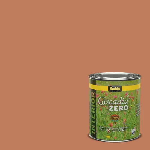 Vista 238 de Rodda Paint CASCADIA ZERO - Pintura plana e imprimación para interiores en uno, cuarto de galón, crema de ballet