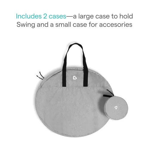 Vista 3 de Munchkin Baby Swing - Estuche de viaje con asas, color gris