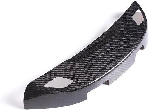 Vista 3 de 100% fibra de carbono real interior espejo retrovisor cubierta cubierta para Chevrolet Corvette C7 2014-2019 coche interior espejo retrovisor base