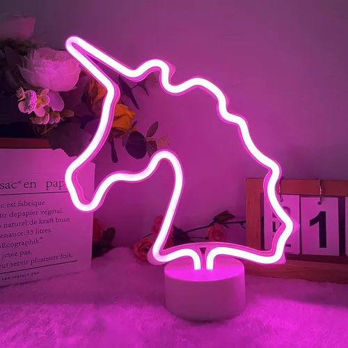 Vista 9 de Luces de neón de cactus verdes con base de soporte, letreros de neón de cactus para dormitorio, mesa, bar, cumpleaños, decoración de Navidad, verano