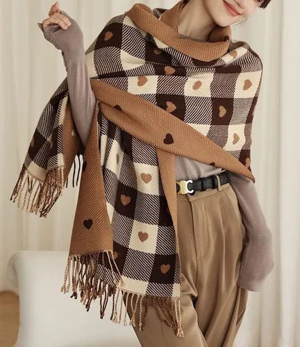 Vista 2 de Bufanda grande para mujer, chal para mujer, bufandas, estéticas, bufandas, bufandas, bufandas, pañuelos, pashmina