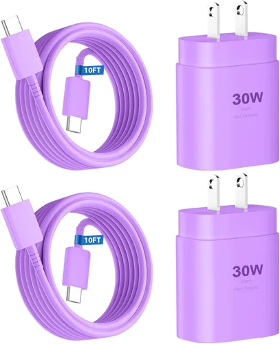 Vista 25 de Cargador USB C de 30 W para iPhone 15/15 Pro Max/15 Pro/15 Plus/Samsung Galaxy S23 Ultra/S23/S23+/S22/S22 Ultra/S22+/S22+/S21 Ultra/S20 Ultra/Note