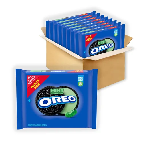 Vista 20 de OREO Galletas sándwich de chocolate, tamaño familiar, 3 paquetes