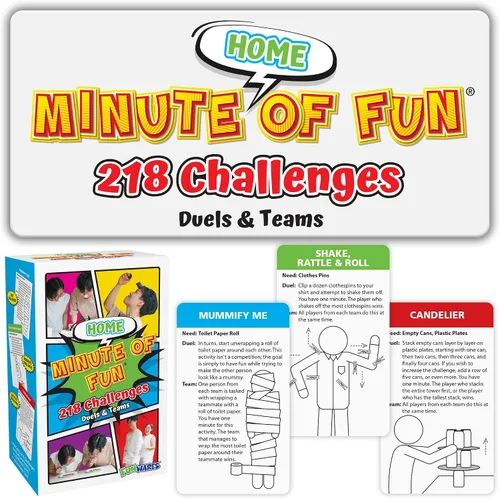 Vista 7 de Funwares Edición Espeluznante de Halloween, 100 Minutos de Juegos Divertidos - Minute to Win It Fiesta Familiar y de Viaje para Niños y Adultos