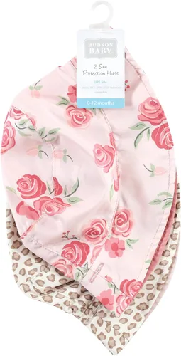 Vista 2 de Hudson Baby Baby Girls' Sun Protection Hat