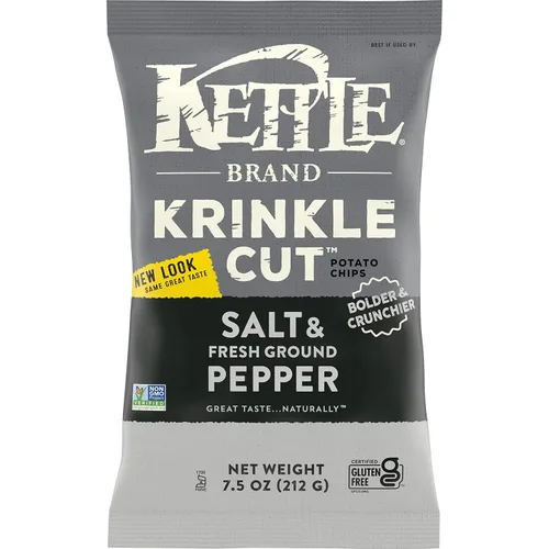 Vista 58 de Kettle Brand Papas Fritas, Backyard Barbeque Kettle Chips, Bolsa de Aperitivos, 1.5 Oz
