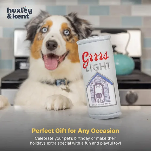 Vista 8 de Huxley & Kent Juguete Divertido para Perros con Chirriador – Juguetes de Felpa Power Plush con Chirriador para Perros Pequeños, Medianos y Grandes