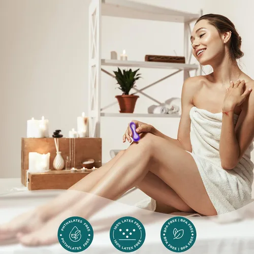 Vista 6 de Disco menstrual reutilizable – Juego de 2 discos de período suaves para mujer – Copa menstrual de silicona de grado médico flexible, a prueba