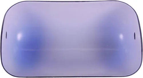 Vista 2 de Pantalla de lámpara de banqueros de vidrio (azul)