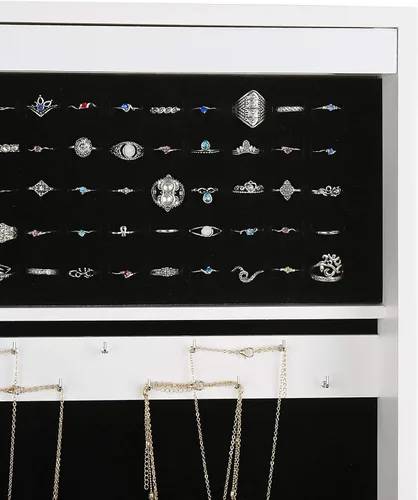 Vista 6 de Mind Reader Organizador de joyas luces LED blancas