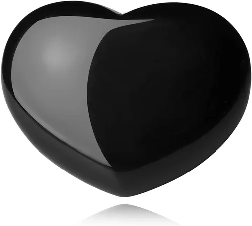 Vista 19 de QINJIEJIE Juego de 10 piedras curativas de corazón, cuarzo rosa, amatista, piedra de amor pulida, palma, piedras preciosas naturales, al por mayor