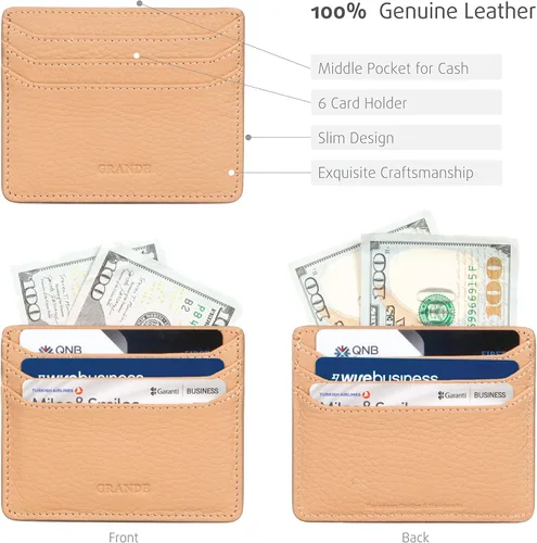Vista 3 de Grande -3633 Estuches para tarjetas, Cookie, Minimalista