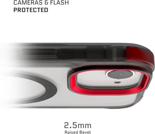 Vista 62 de Ghostek Covert Clear - Funda transparente para iPhone 15 Plus, silicona a prueba de golpes, compatible con accesorios Apple MagSafe, funda Negro