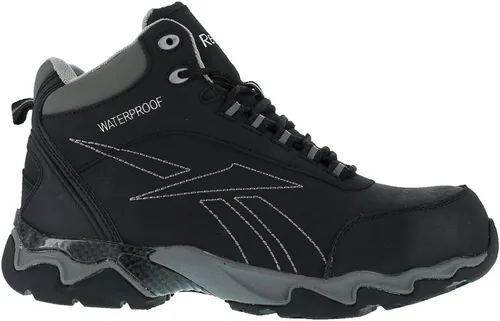 Vista 6 de Reebok Met Guard - Botas de senderismo atléticas impermeables con puntera compuesta, color negro