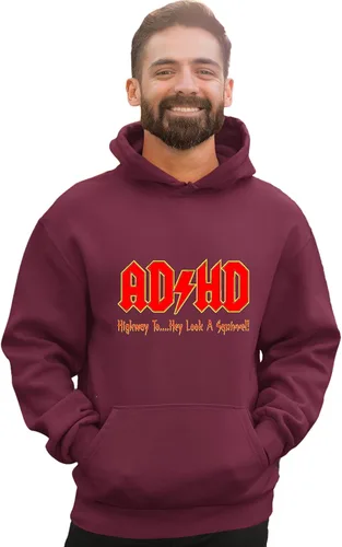 Vista 28 de Go All Out Sudadera con capucha para hombre y mujer con texto en inglés "Highway To Hey Look A Squirrel