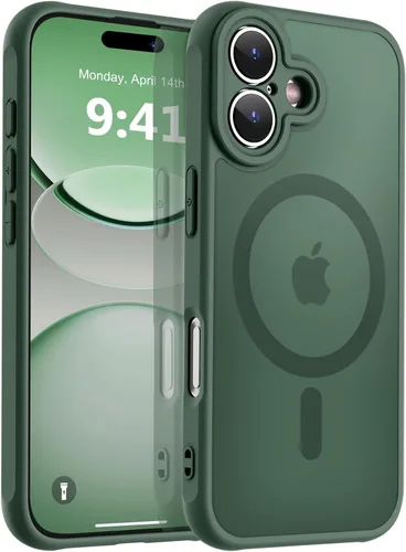 Vista 183 de MOCCA - Funda magnética resistente para iPhone XR de 6.1 pulgadas, compatible con MagSafe, funda con protección contra caídas de grado militar
