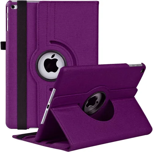 Vista 18 de Funda giratoria para iPad de 9.7 pulgadas 2018 2017 / Funda para iPad Air 2 - Funda protectora con soporte giratorio de 360 grados y función