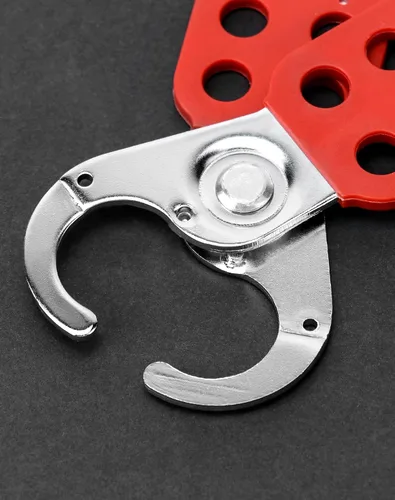 Vista 5 de QWORK Lock Out - Cerrojo de acero inoxidable a prueba de manipulaciones con mandíbula extendida, paquete de 12