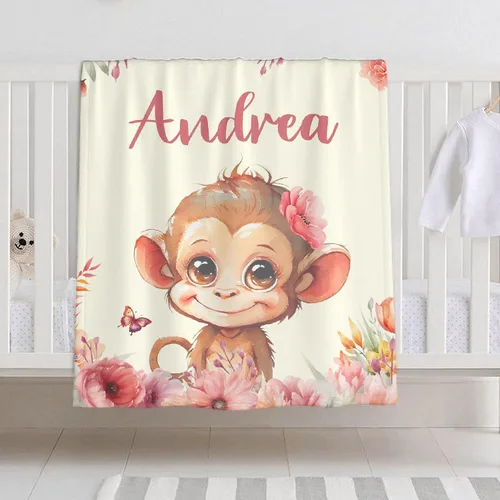 Vista 16 de Manta de bebé personalizada para niñas y niños, manta de bebé personalizada con nombre para niños pequeños, niños, ducha, recién nacidos, guardería