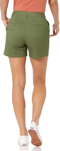 Vista 2 de Tienda Essentials Women's 5" Inseam Chino Short (Available in Straight and Curvy Fits)