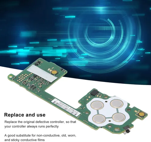 Vista 2 de ASHATA Placa base lateral derecha para interruptor NS, placa base de mango de módulo de circuito, placa base de repuesto para placa base derecha