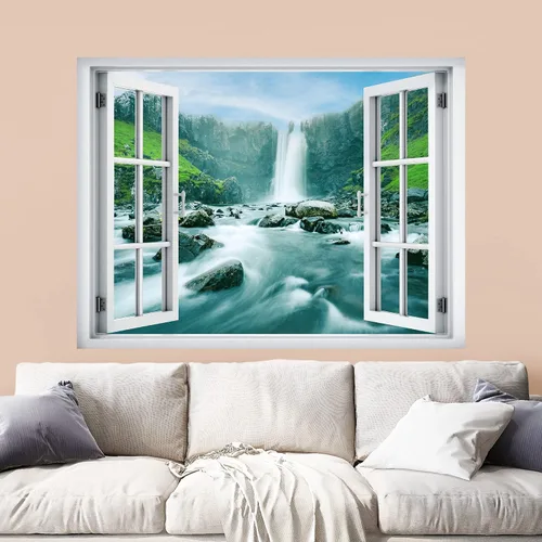 Vista 10 de Wall26 - Mural de pared con adhesivo removible, decoración para el hogar