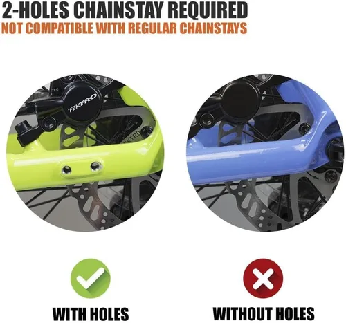 Vista 4 de BV Bike Kickstand - Soporte de bicicleta de montaña para bicicletas de 24 a 29 pulgadas, longitud ajustable, suela antideslizante