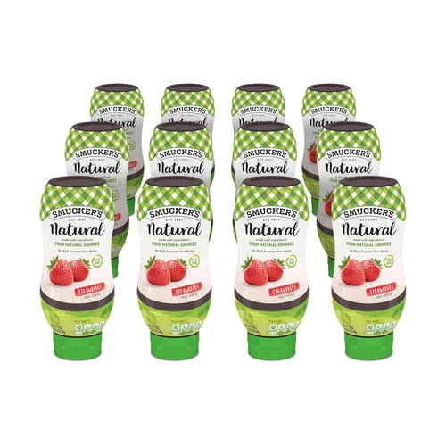 Vista 5 de Smucker's Natural Concord - Untable de frutas exprimible de uva, 19 onzas (paquete de 12)