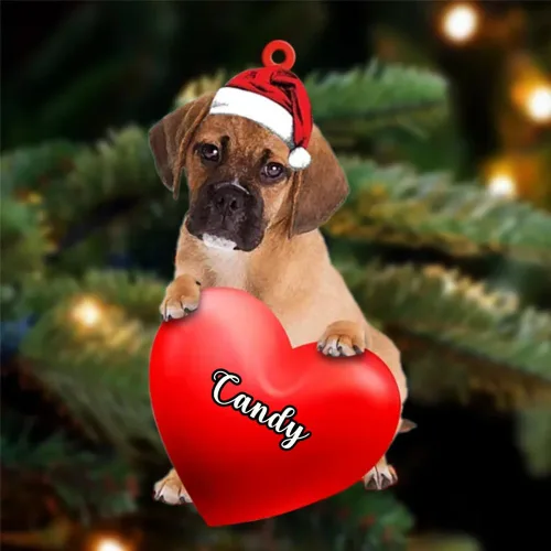 Vista 137 de Adornos de Navidad personalizados para perros, nombre personalizado, adorno de Malamute de Alaska, adornos acrílicos, regalos de Navidad, amantes