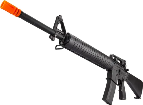 Vista 3 de GoldenBall & Eagle M16 - Rifle de aire comprimido de gas GBB de polímero de gas -350 FPS/negro
