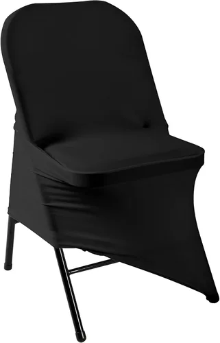 Vista 3 de Funda de elastano para silla, 12 unidades, fundas para silla, fundas plegables para sala de estar, funda extraíble lavable y elástica para silla