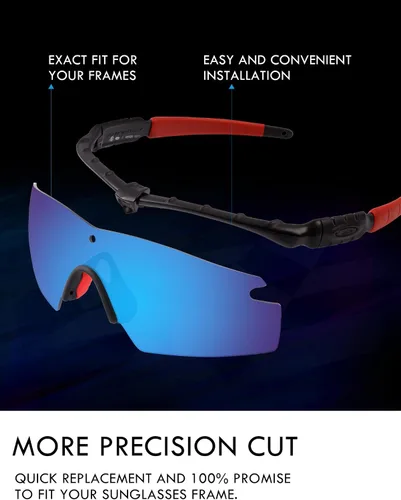 Vista 7 de Raydi Polycarbonate Replacement Lenses for Oakley Holbrook Holbrook XL Holbrook Metal Square Sunglasses